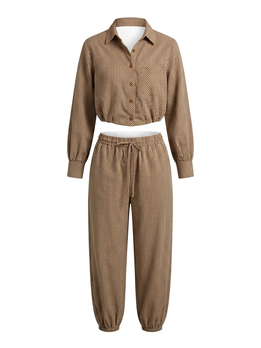 CONJUNTO BLANCO CAFE