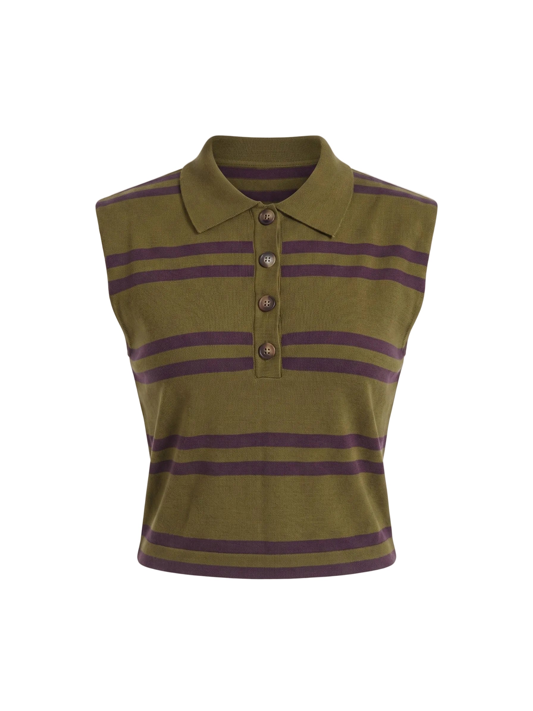 BLUSA RAYAS VERDE