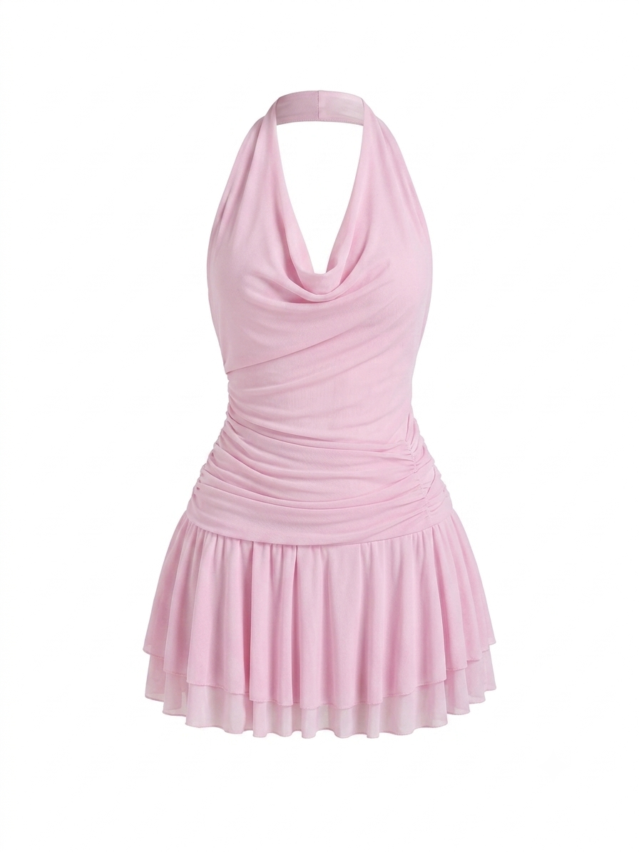 VESTIDO ROSA PEGADO OLAN