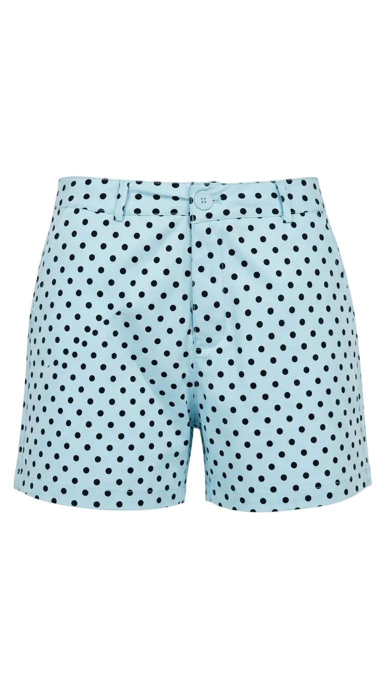Short azul lunares negros