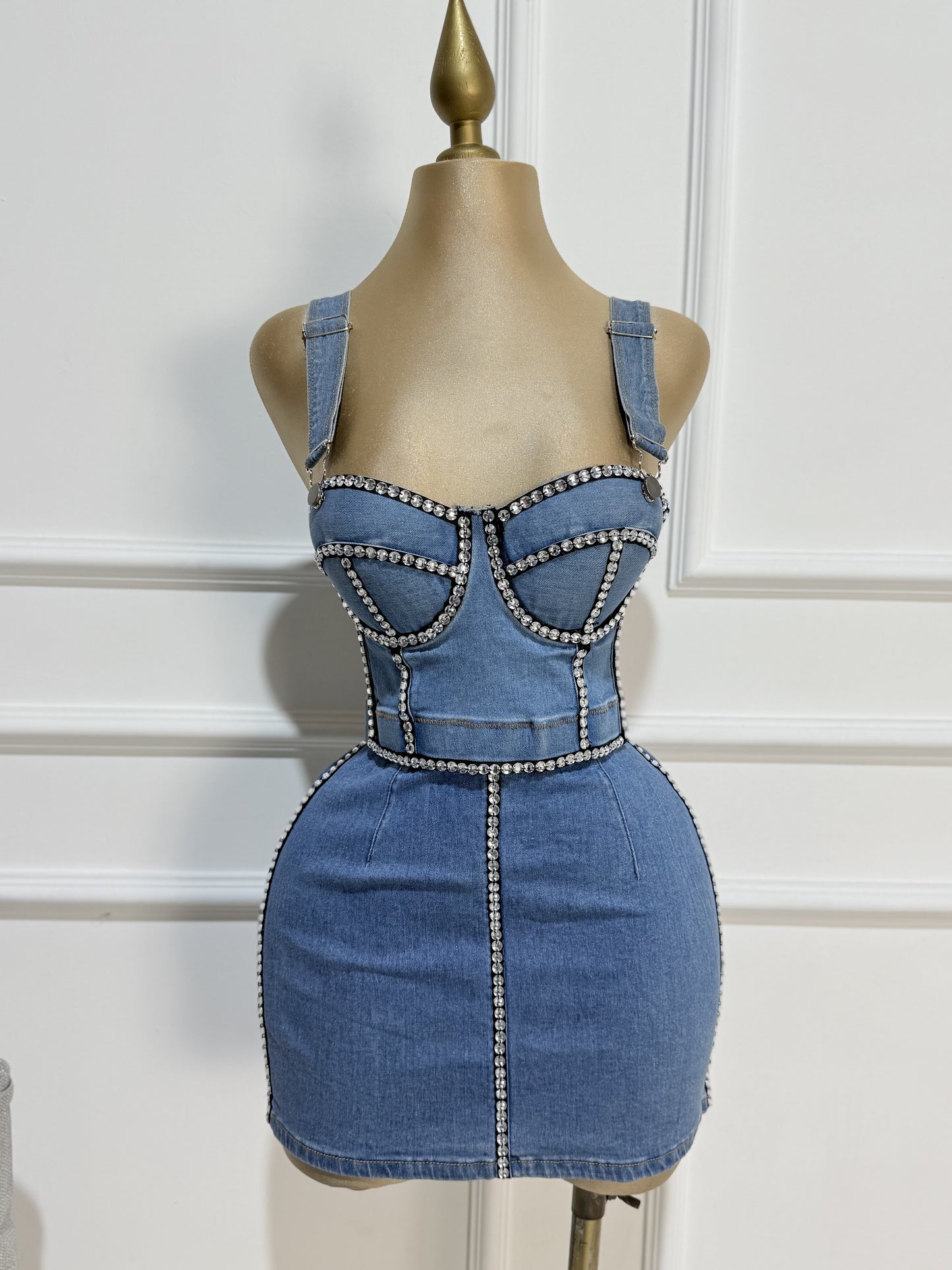 Set Top/Falda Denim