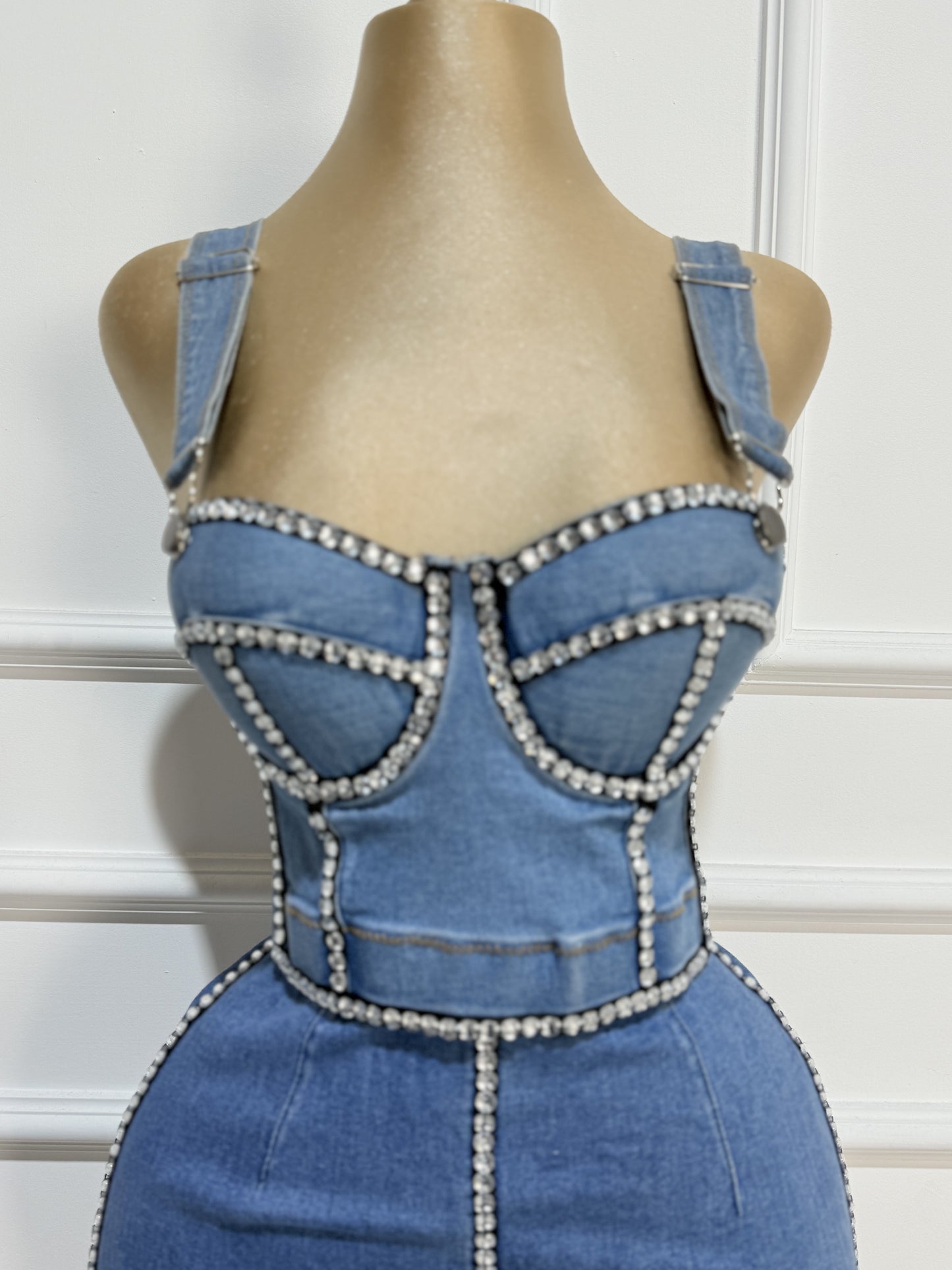 Set Top/Falda Denim