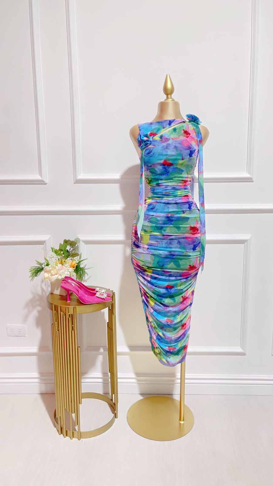 Vestido Lavanda Multicolor
