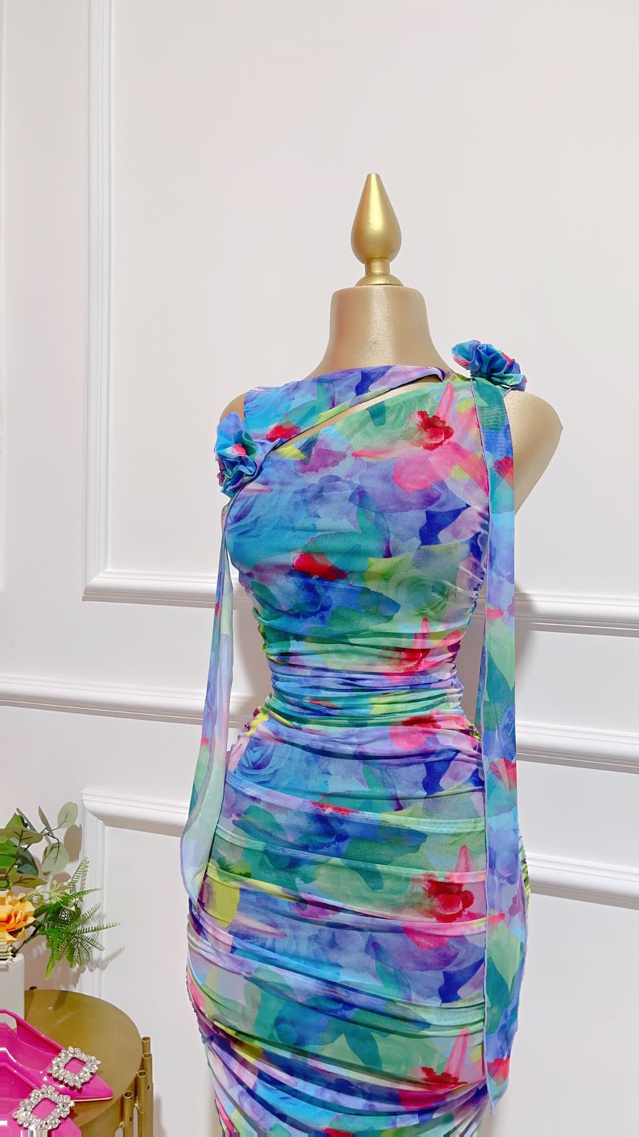Vestido Lavanda Multicolor