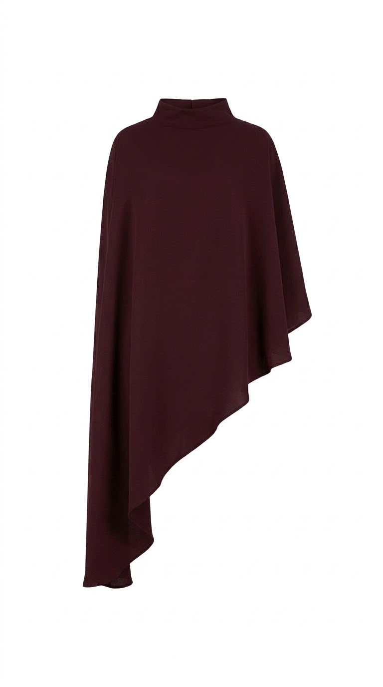 BLUSA CAPA BURGUNDY