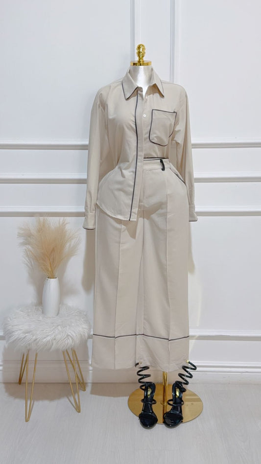 Set Beige Negro