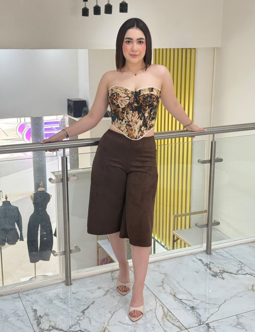 CORSET FLORES CAFE