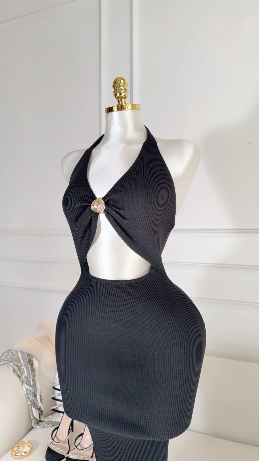 Vestido Negro Largo