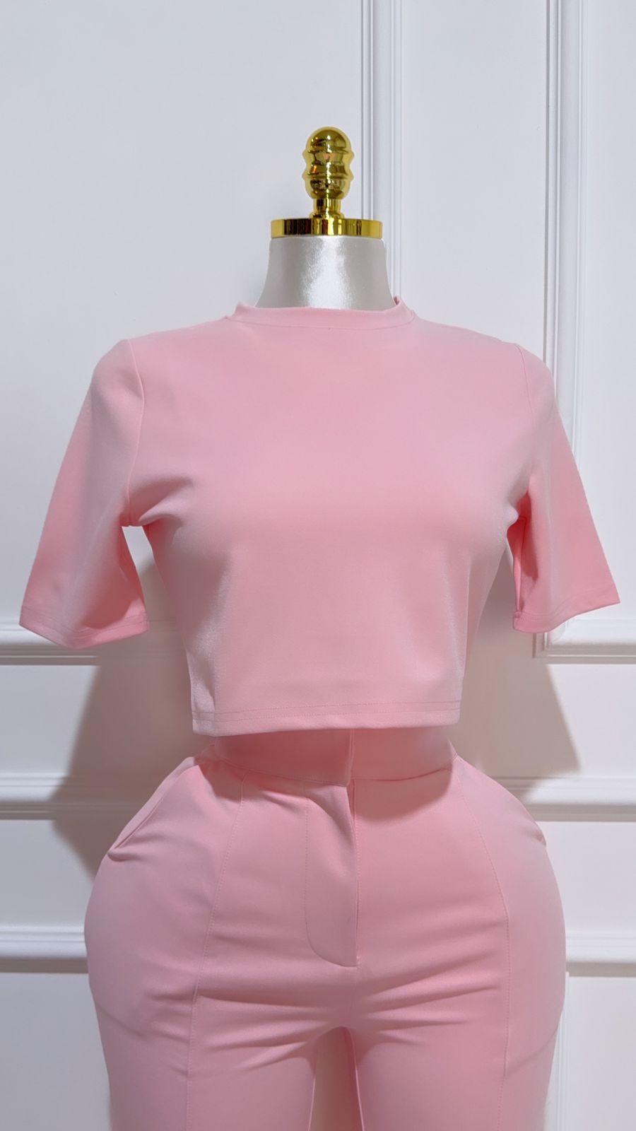 Set Rosa Blusa Pantalon