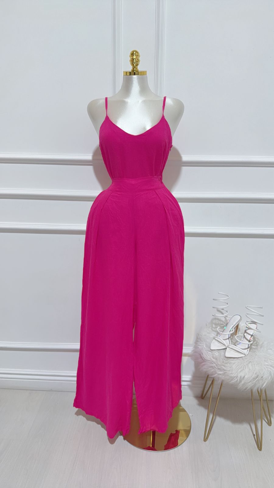 Conjunto Rosa Top Pantalon