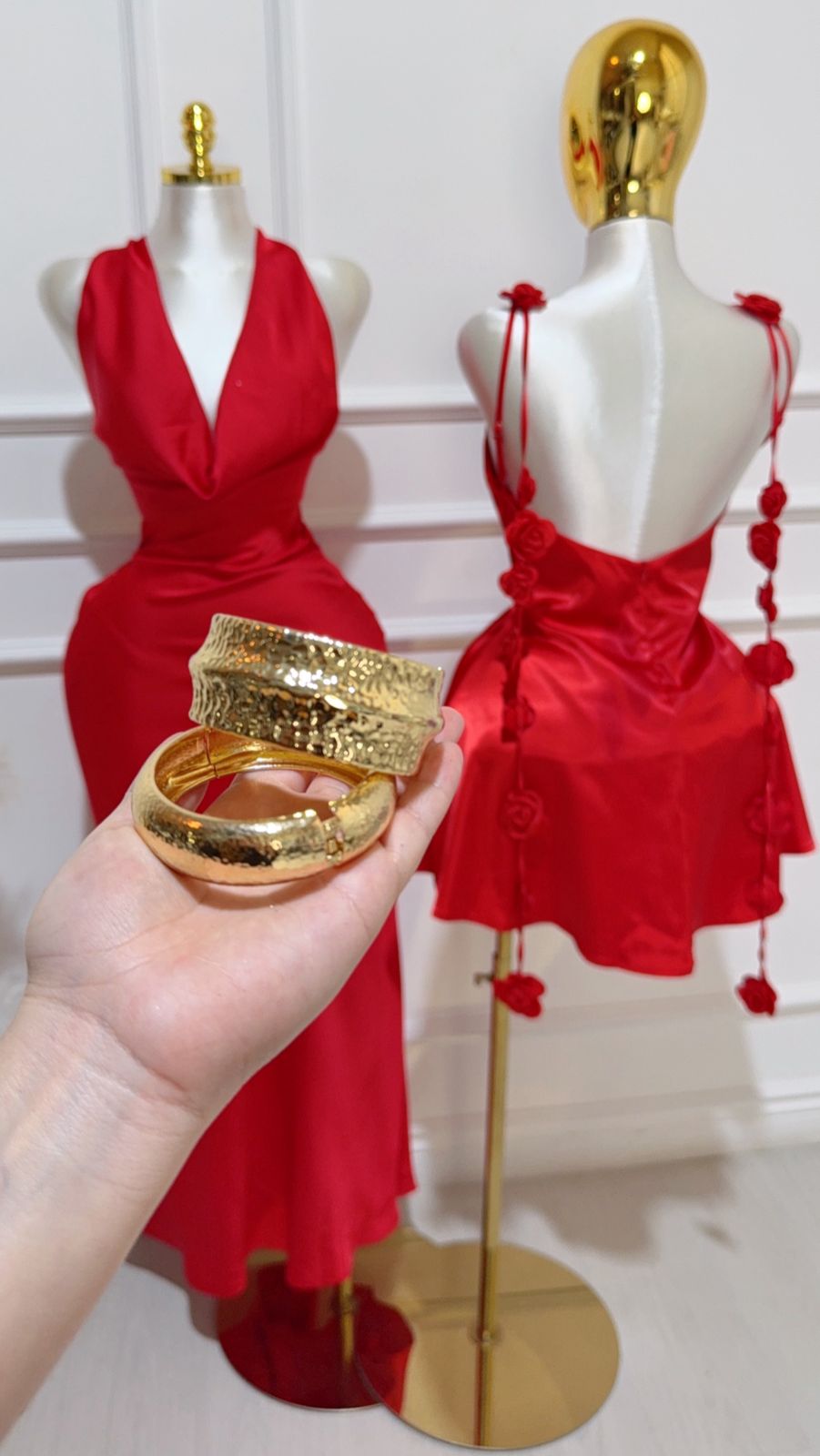 Vestido Satin Detalle