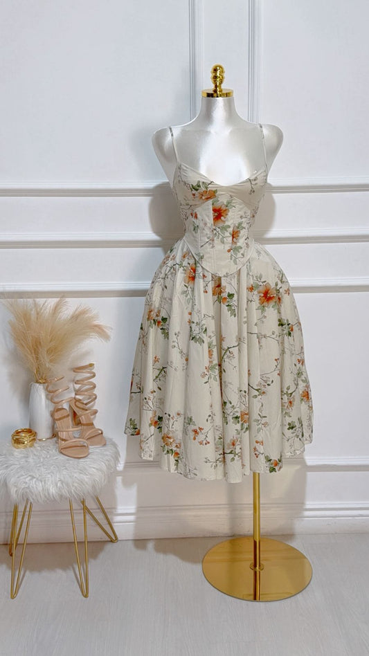 Vestido Nude Floral