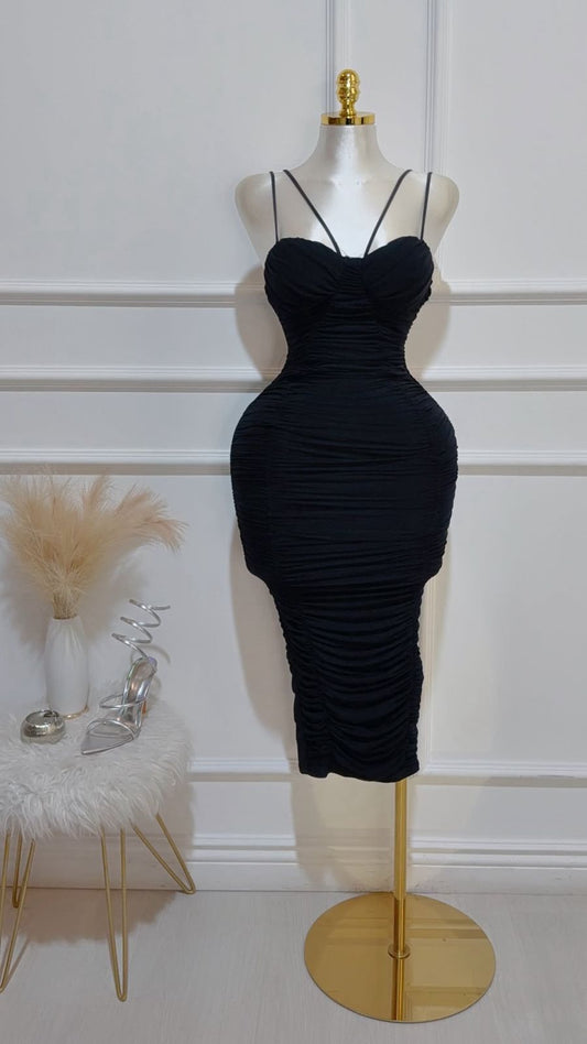 Vestido Malla Negro