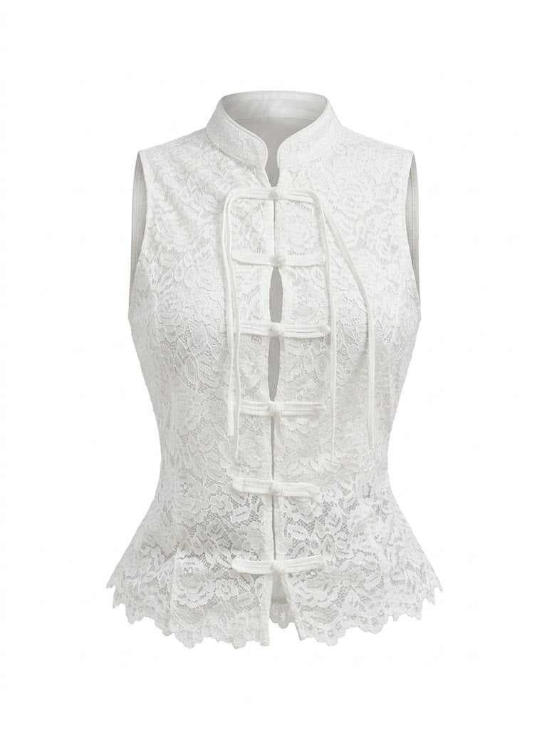 BLUSA BLANCA ENCAJE