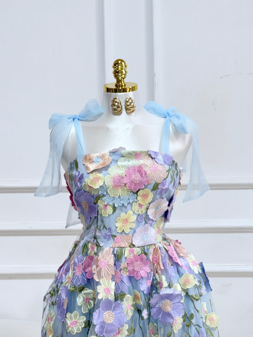 VESTIDO LILA FLOREADO