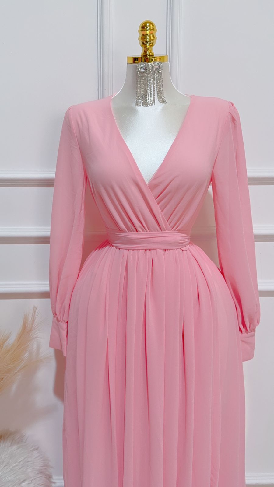 Vestido Largo Escote V