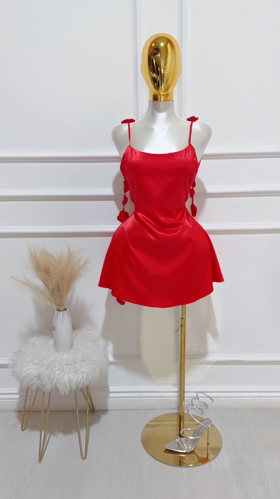 Vestido Satin Detalle