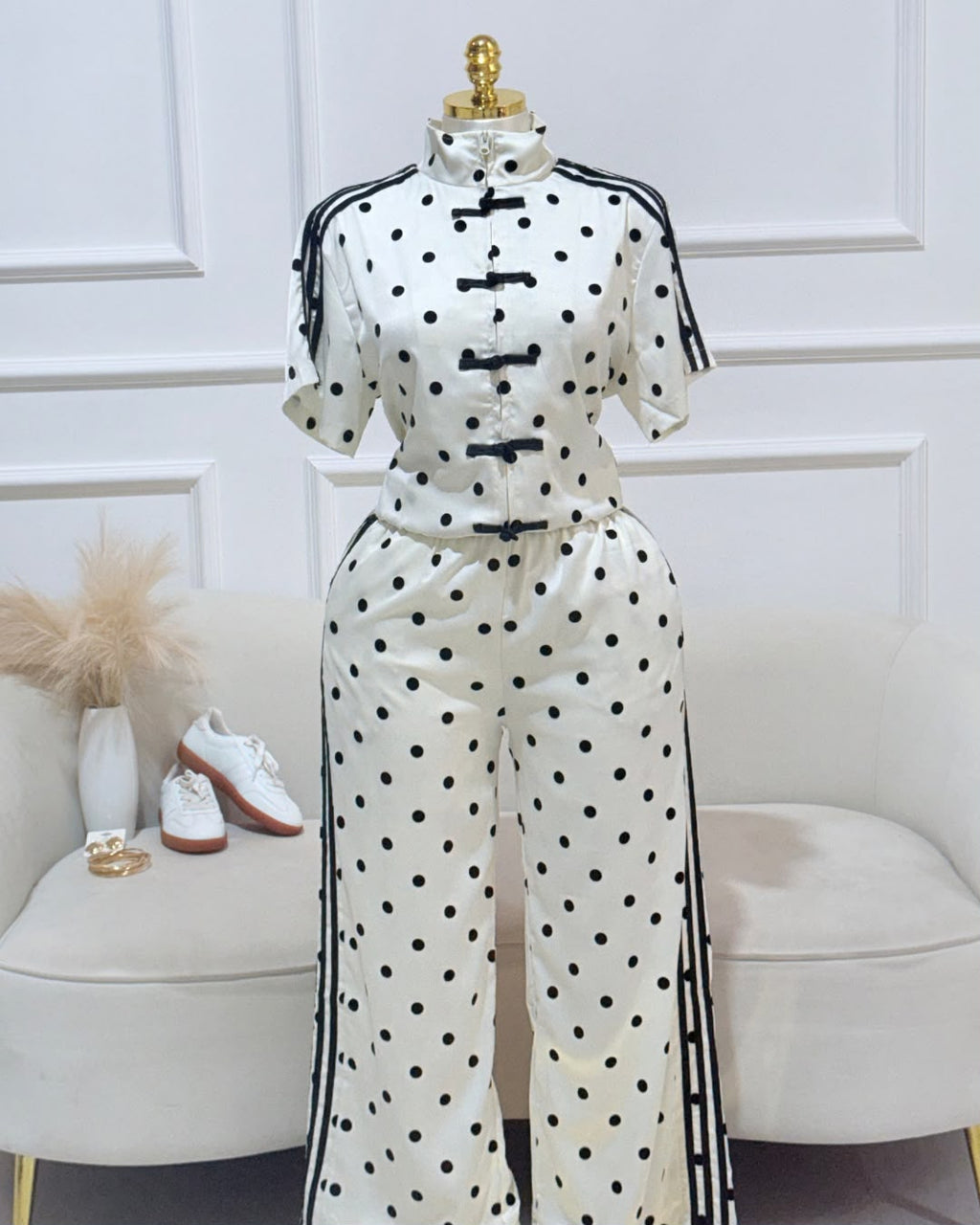 CONJUNTO BLANCO PUNTOS