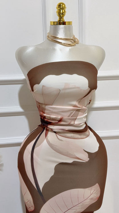 Vestido Largo Cafe